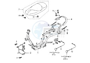 ELYSEO 125-150 - 125 cc drawing FRAME