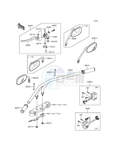 VULCAN 900 CUSTOM VN900CDF GB XX (EU ME A(FRICA) drawing Handlebar