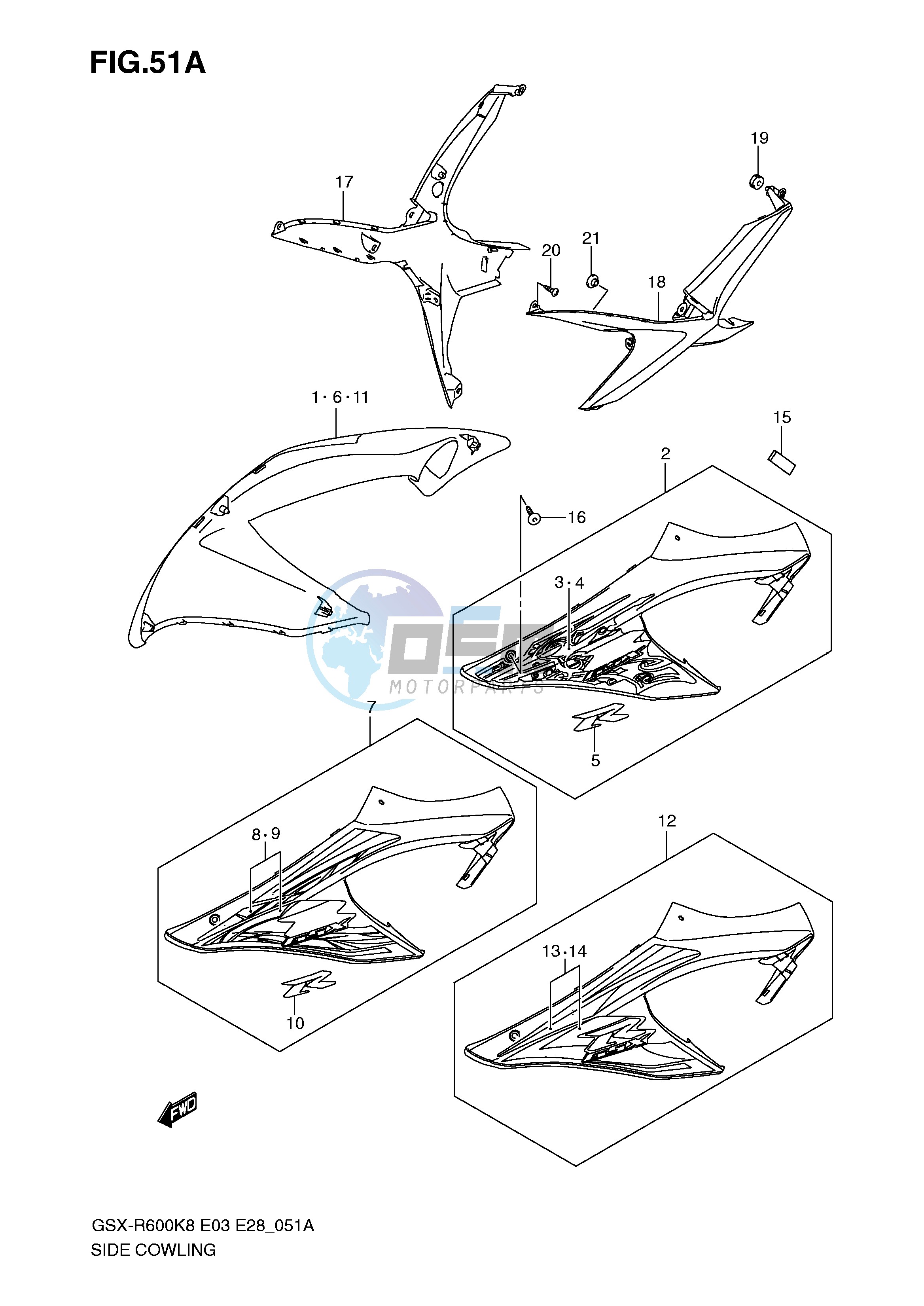 SIDE COWLING (MODEL K9)