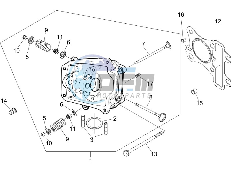 Cilinder head unit - Valve