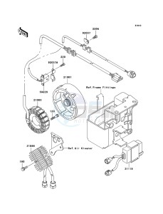 KLF300 4x4 KLF300C6F EU GB drawing Generator