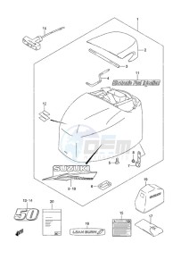 DF 50A drawing Engine Cover