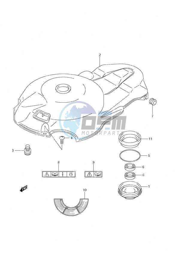 Under Oil Seal Housing