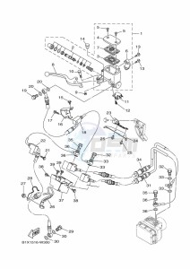 YZF320-A YZF-R3 (B2X2) drawing FRONT MASTER CYLINDER