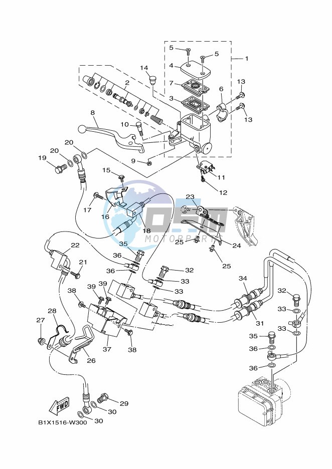 FRONT MASTER CYLINDER