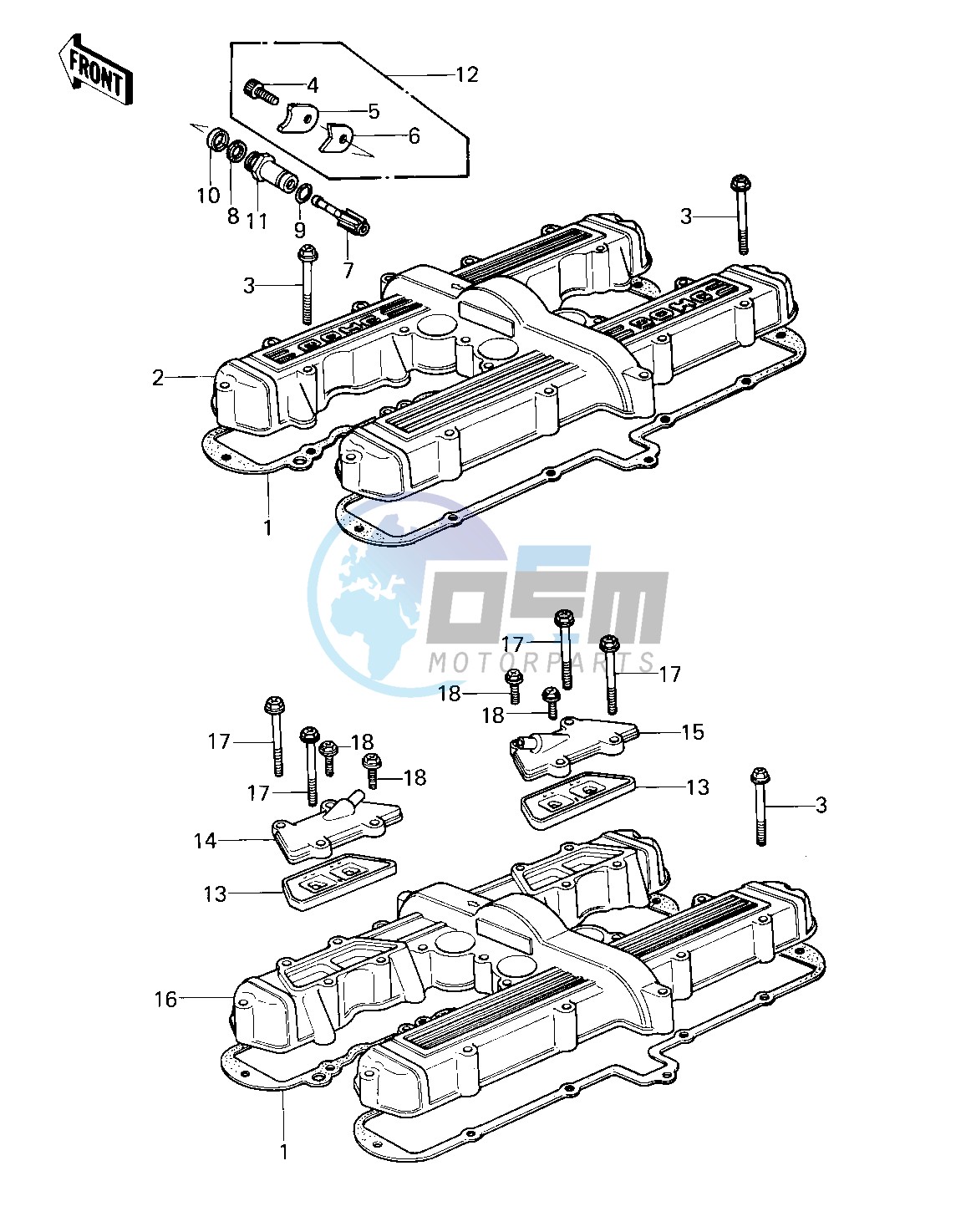 CYLINDER HEAD COVER -- 80 KZY 50-E1- -