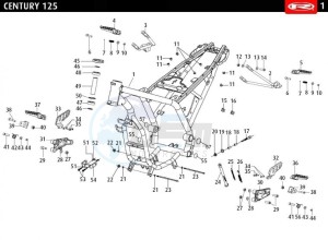 CENTURY-125-E4-GREY drawing FRAME