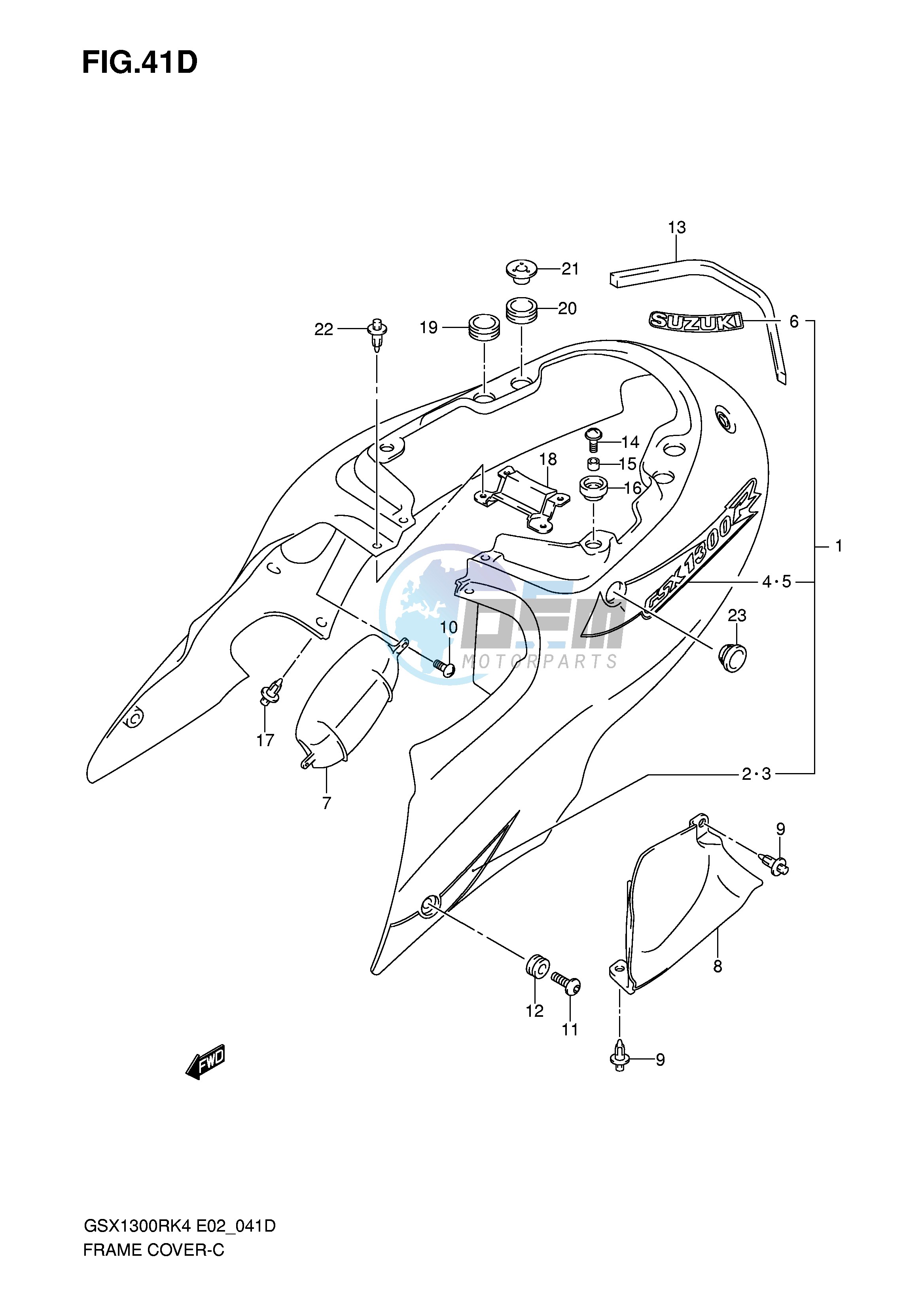 FRAME COVER (MODEL K7 FOR CZZ)