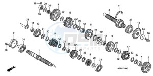 CBF600N9 UK - (E / MKH) drawing TRANSMISSION