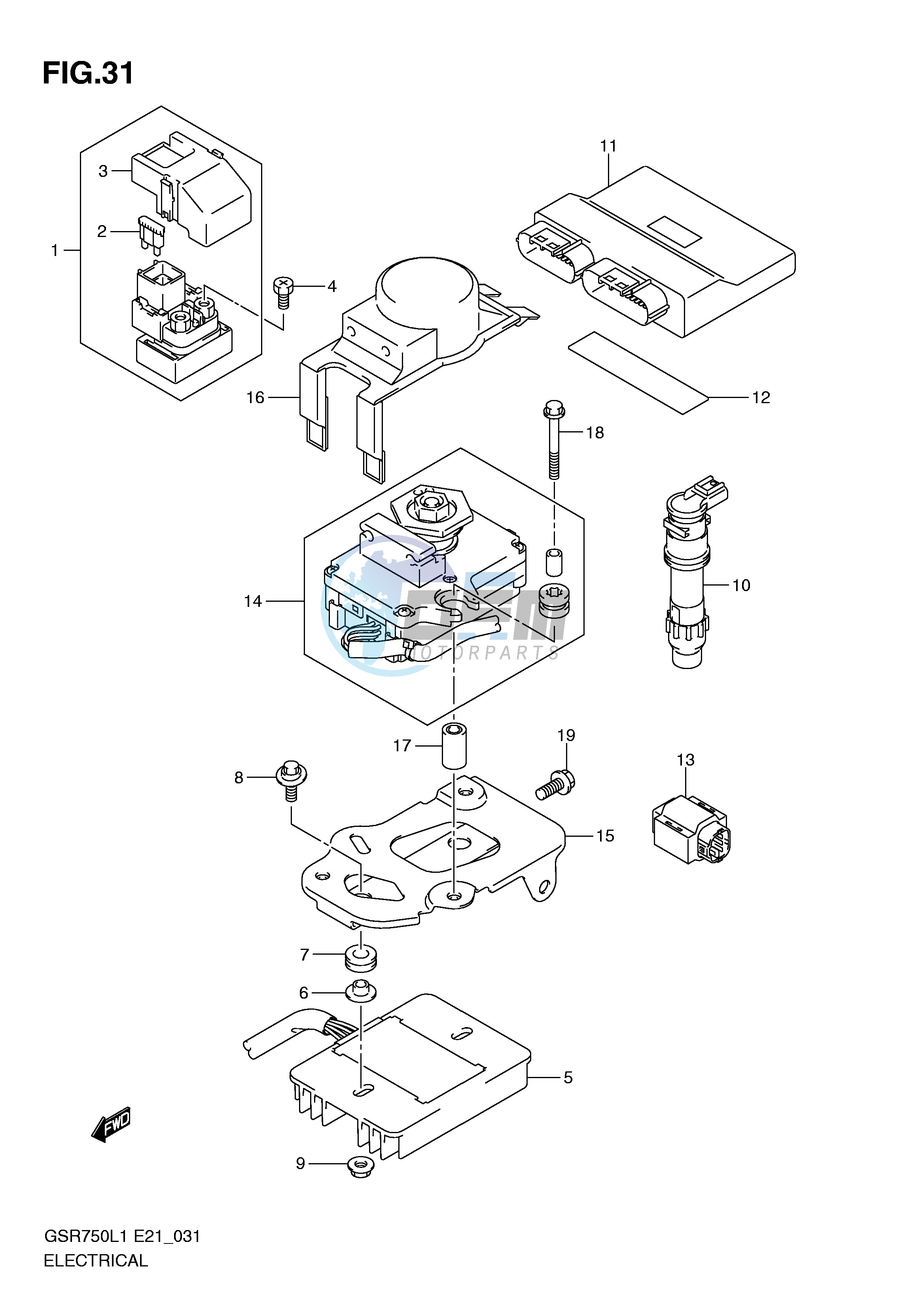 ELECTRICAL (GSR750UEL1 E21)