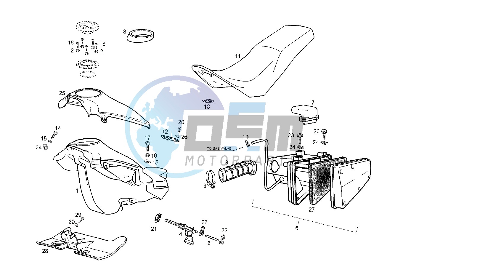 FUEL TANK - SEAT