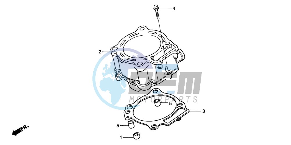 CYLINDER (TRX450R4,5)