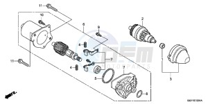 NSC50MPDE NSC50MPDE UK - (E) drawing STARTING MOTOR (MITSUBA)