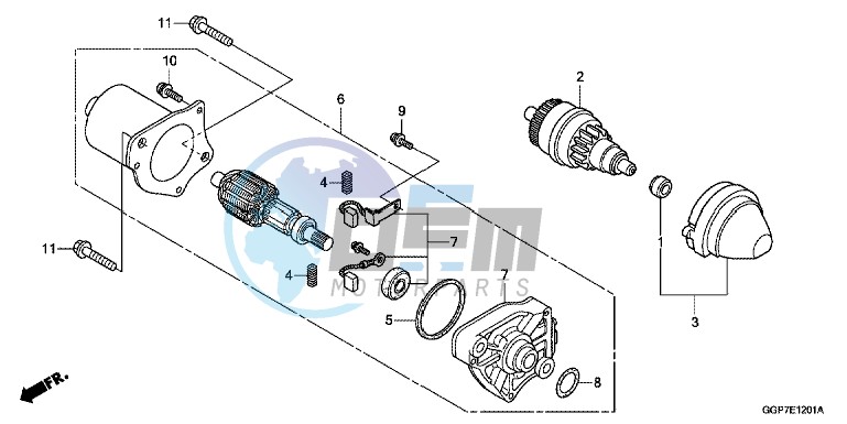 STARTING MOTOR (MITSUBA)