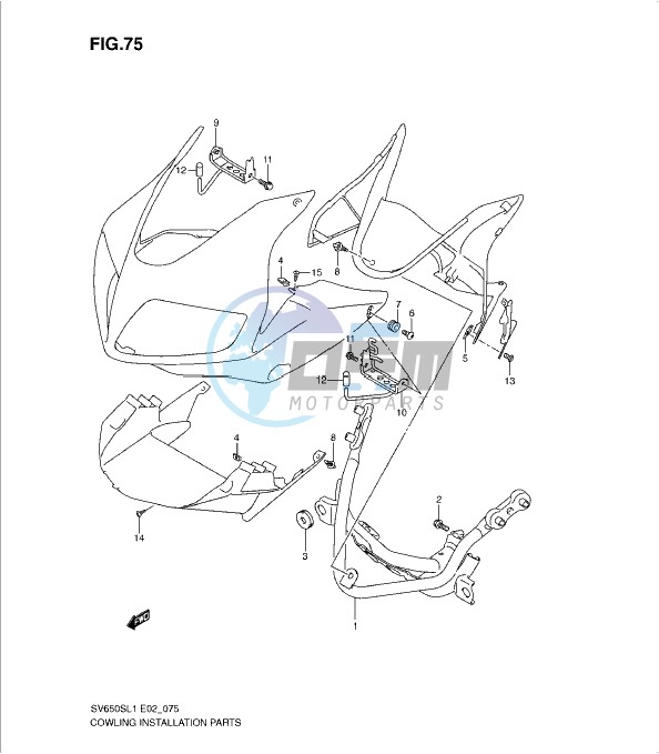 COWLING INSTALLATION PARTS