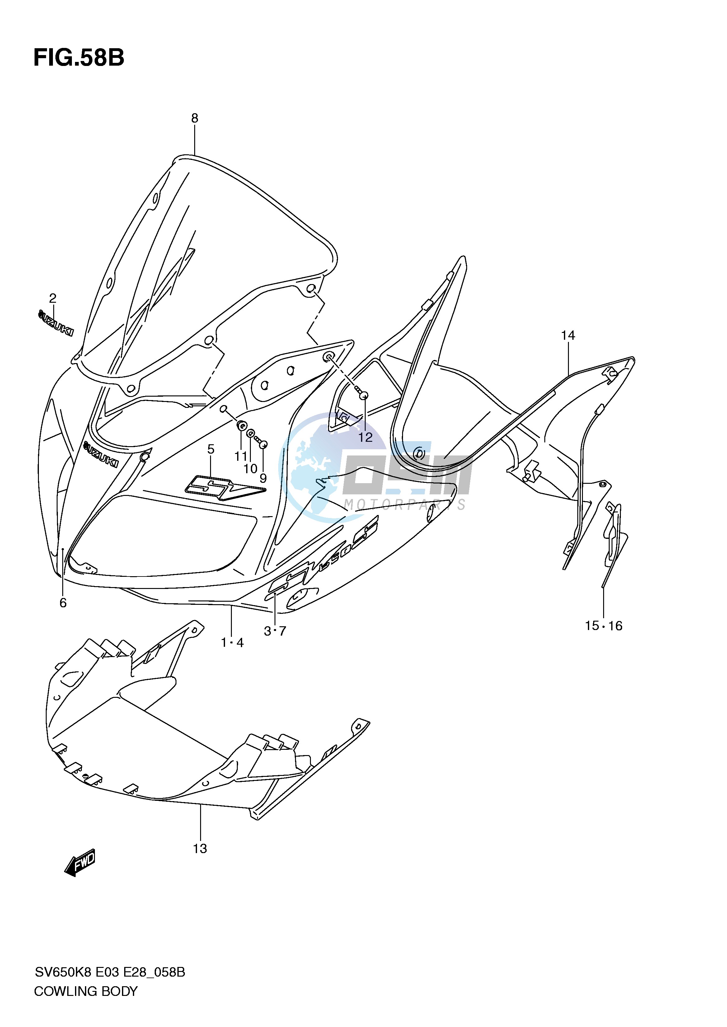 COWLING BODY (MODEL L0)