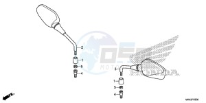 NC750XDG SH125AS UK - (E) drawing MIRROR