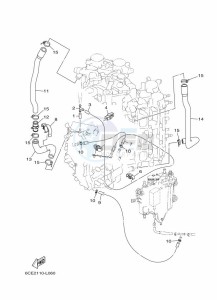 LF250XCA drawing CYLINDER-AND-CRANKCASE-4