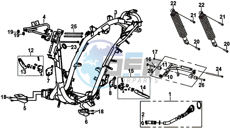 STEERING STEM FRONT CUSHION