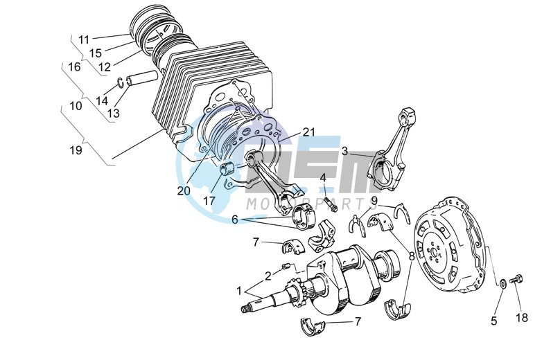 Crankshaft cpl.