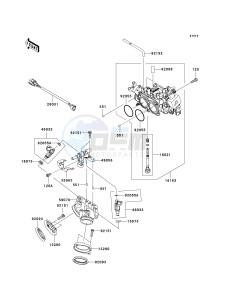 VN 900 D[VULCAN 900 CLASSIC LT] (6F-9F) D6F drawing THROTTLE-- D6F_D7F- -