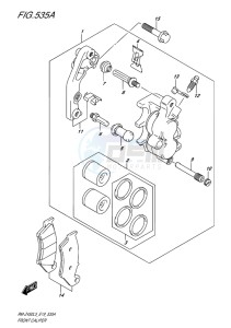 RM-Z450 EU drawing FRONT CALIPER