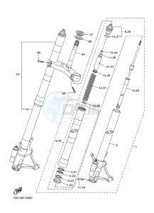 YZF-R6 R6 600 (1JSX) drawing FRONT FORK