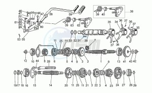 Targa 750 drawing Gear box