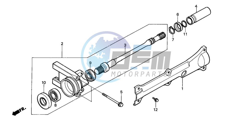 FRONT DRIVESHAFT