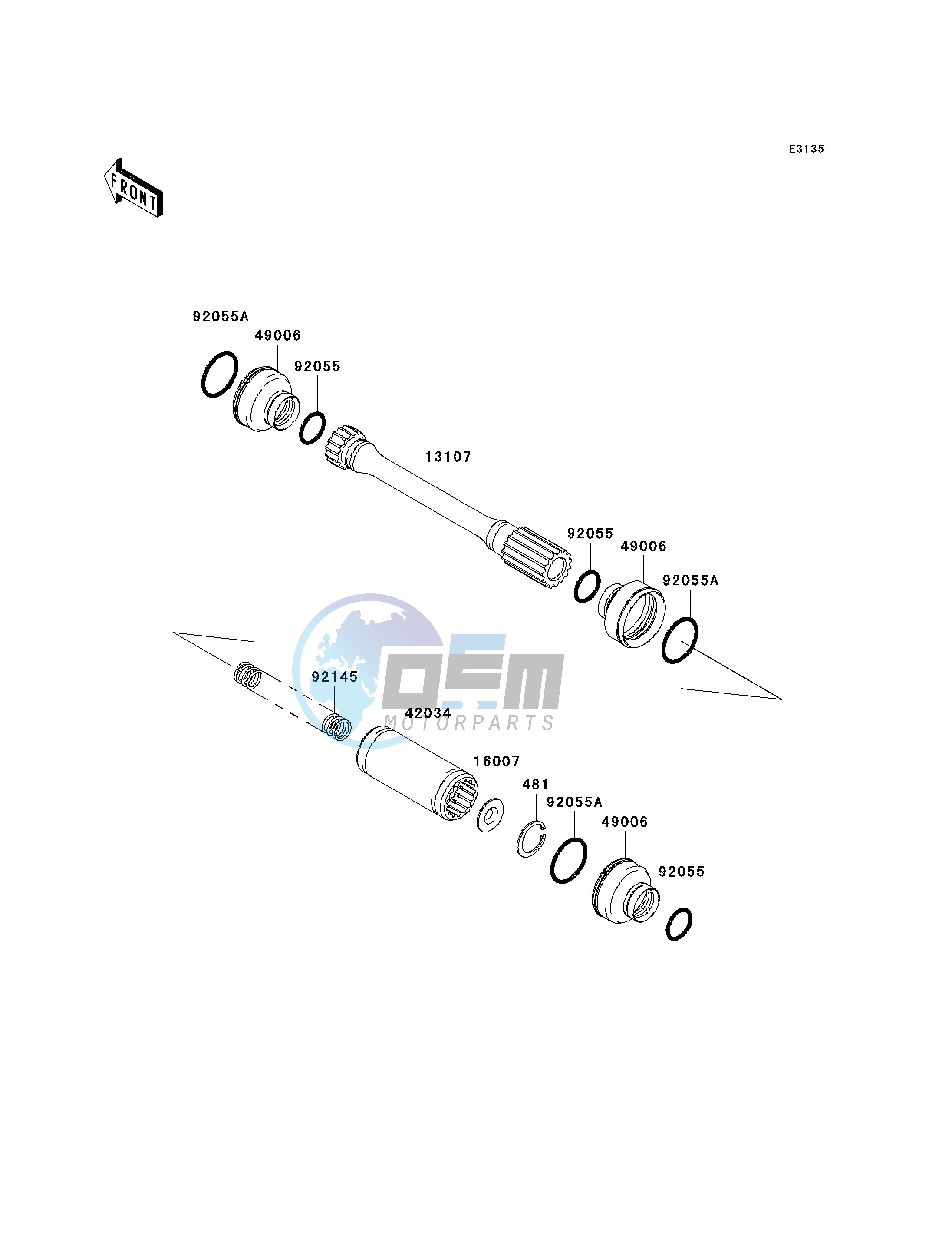 DRIVE SHAFT-PROPELLER