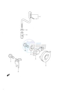 DF 9.9 drawing Throttle Control Non-Remote Control