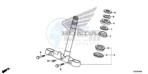 CBR250RAF CBR250RA Europe Direct - (ED) drawing STEERING STEM