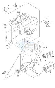 DF 60A drawing Gear Case