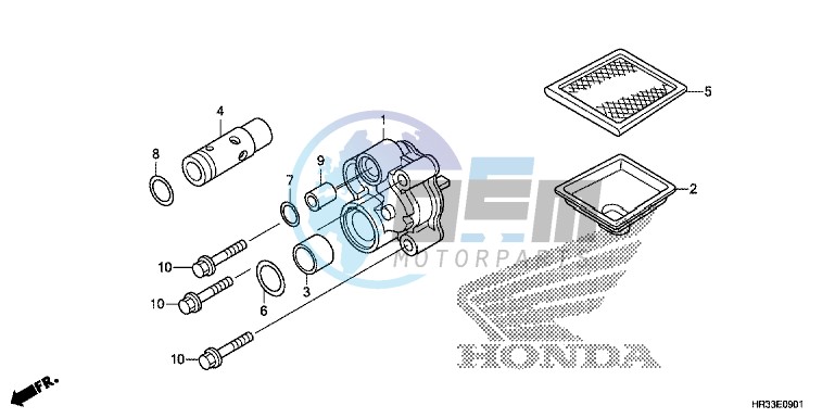 OIL PUMP (TRX420FE1/FM1/FM2/TE1/TM1)