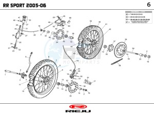 RR-50-SPORT-BLUE drawing WHEEL - BRAKES