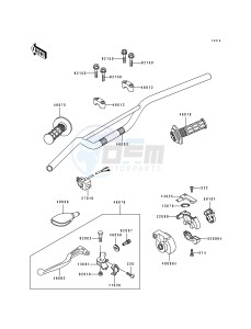 KX 100 B [KX100] (B5-B7) [KX100] drawing HANDLEBAR