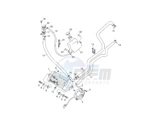 YP R X-MAX ABS 125 drawing COOLING SYSTEM