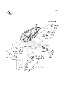 Z750_ABS ZR750M7F GB XX (EU ME A(FRICA) drawing Headlight(s)