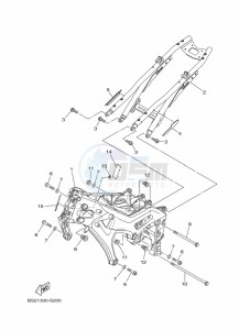 MT-09 MTN850-A (BS2M) drawing FRAME