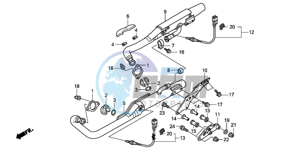 EXHAUST MUFFLER