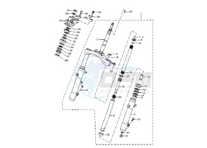 XC VERSITY 300 drawing FRONT FORK