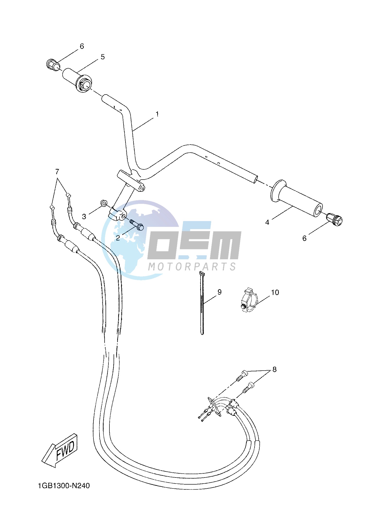 STEERING HANDLE & CABLE