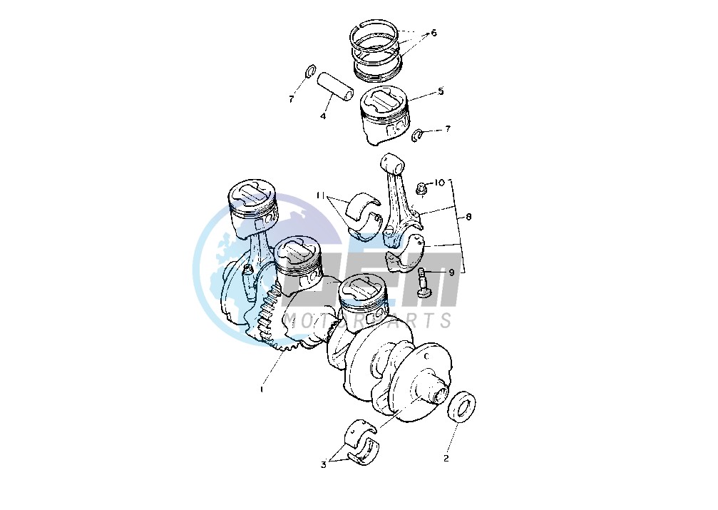 CRANKSHAFT PISTON