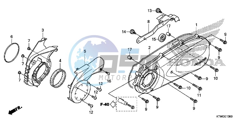 LEFT CRANKCASE COVER