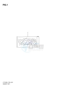 LT-F400 (P24) drawing GASKET SET