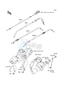 VERSYS_ABS KLE650DCF XX (EU ME A(FRICA) drawing Cables