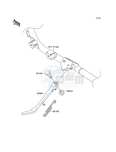 VN1700 CLASSIC TOURER VN1700C9FA GB XX (EU ME A(FRICA) drawing Stand(s)