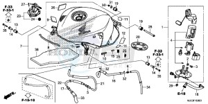 CBR650FAH 2ED - (2ED) drawing FUEL TANK