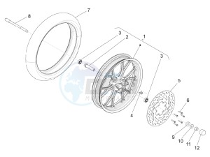 RS4 50 2t drawing Front wheel