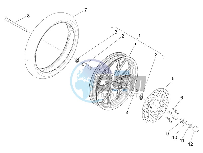 Front wheel